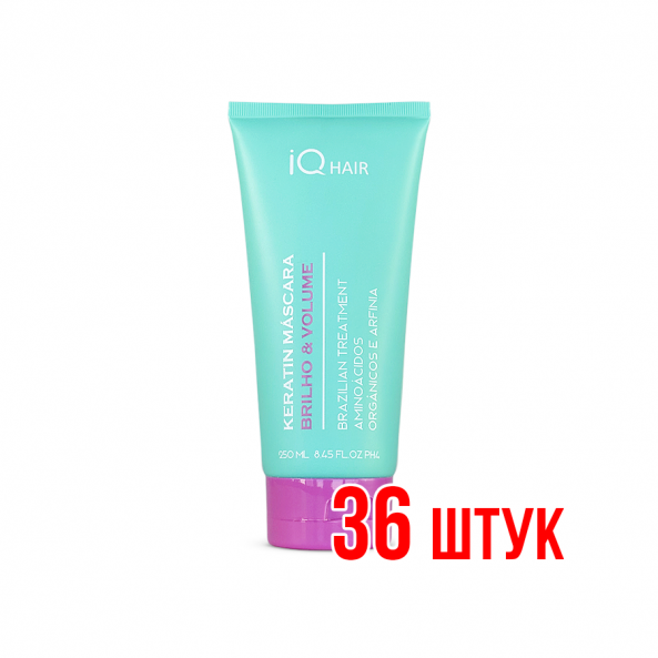 Маска IQ Hair Уплотнение и блеск 250 мл 36 шт