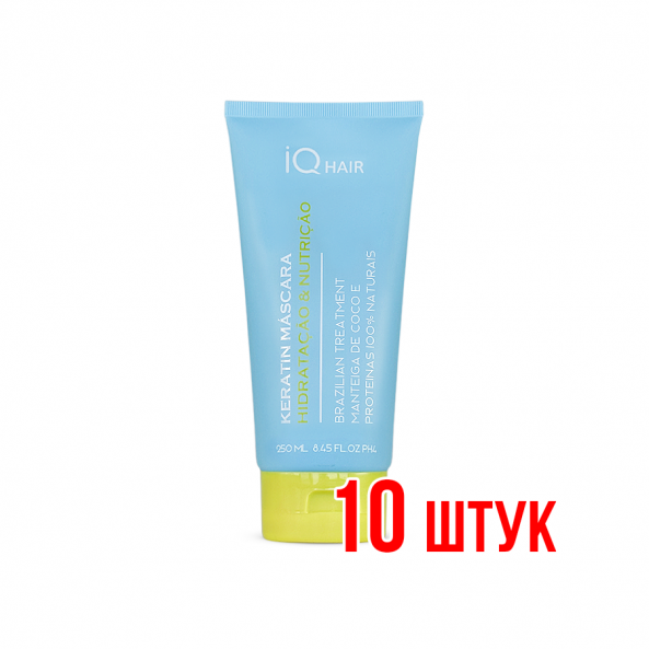 Маска IQ Hair Увлажнение и питание 250 мл 10 шт