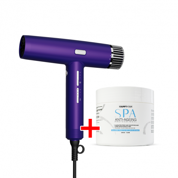 Фен Bloom Midnight Purple (+ подарок Happy Hair SPA Anti-Ageing)
